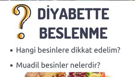 Diyabet Yönetimi İçin Beslenme Önerileri